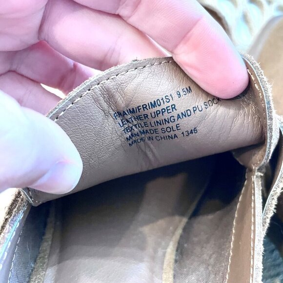 Steve Madden Fraim Brown Suede Heeled Closed Toe Loafer Size 9.5 - Picture 9 of 12